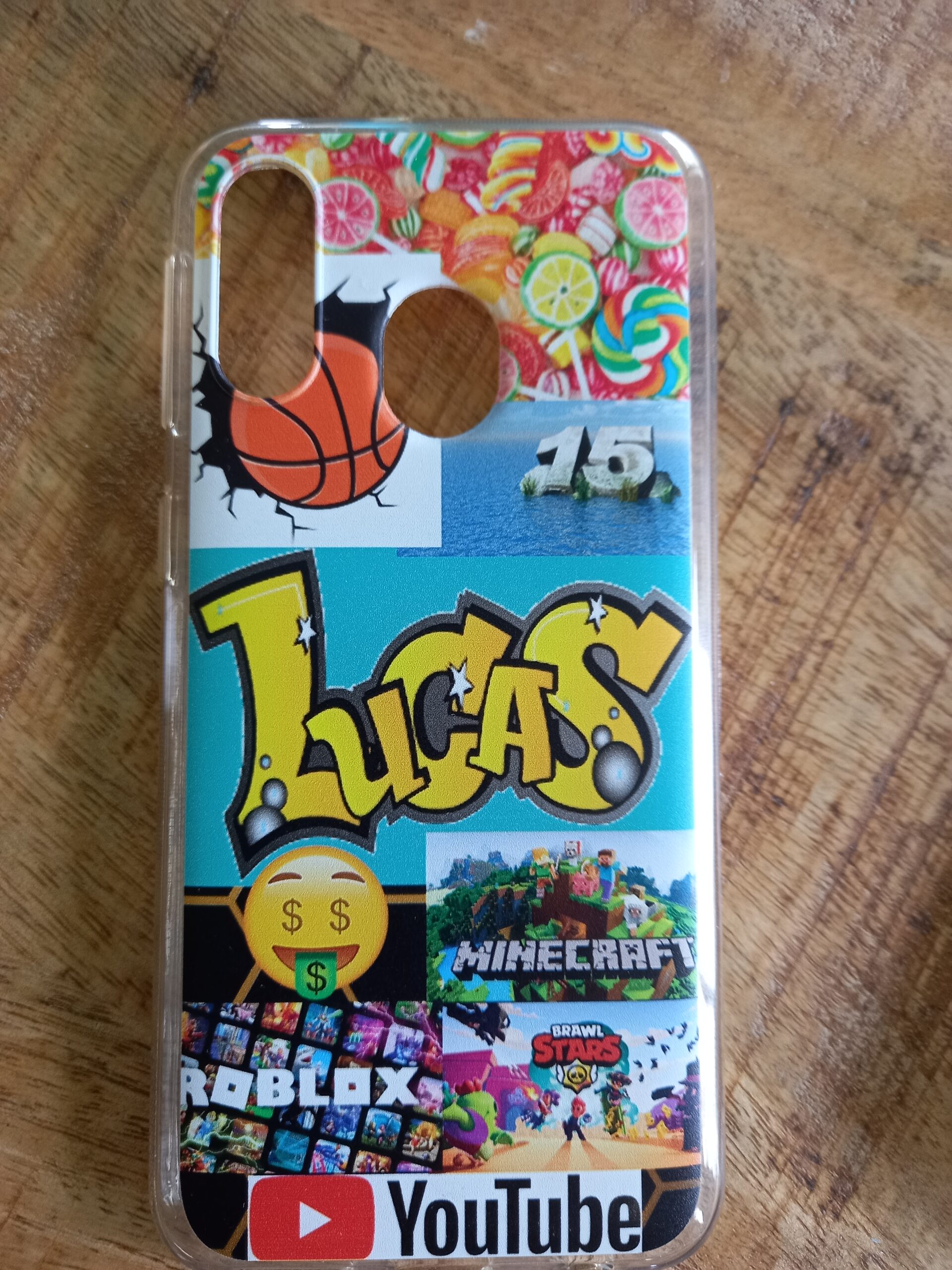 Click to view full screen Ontwerp je eigen Samsung Galaxy A40 Soft Case hoesje - soft transparant photo review