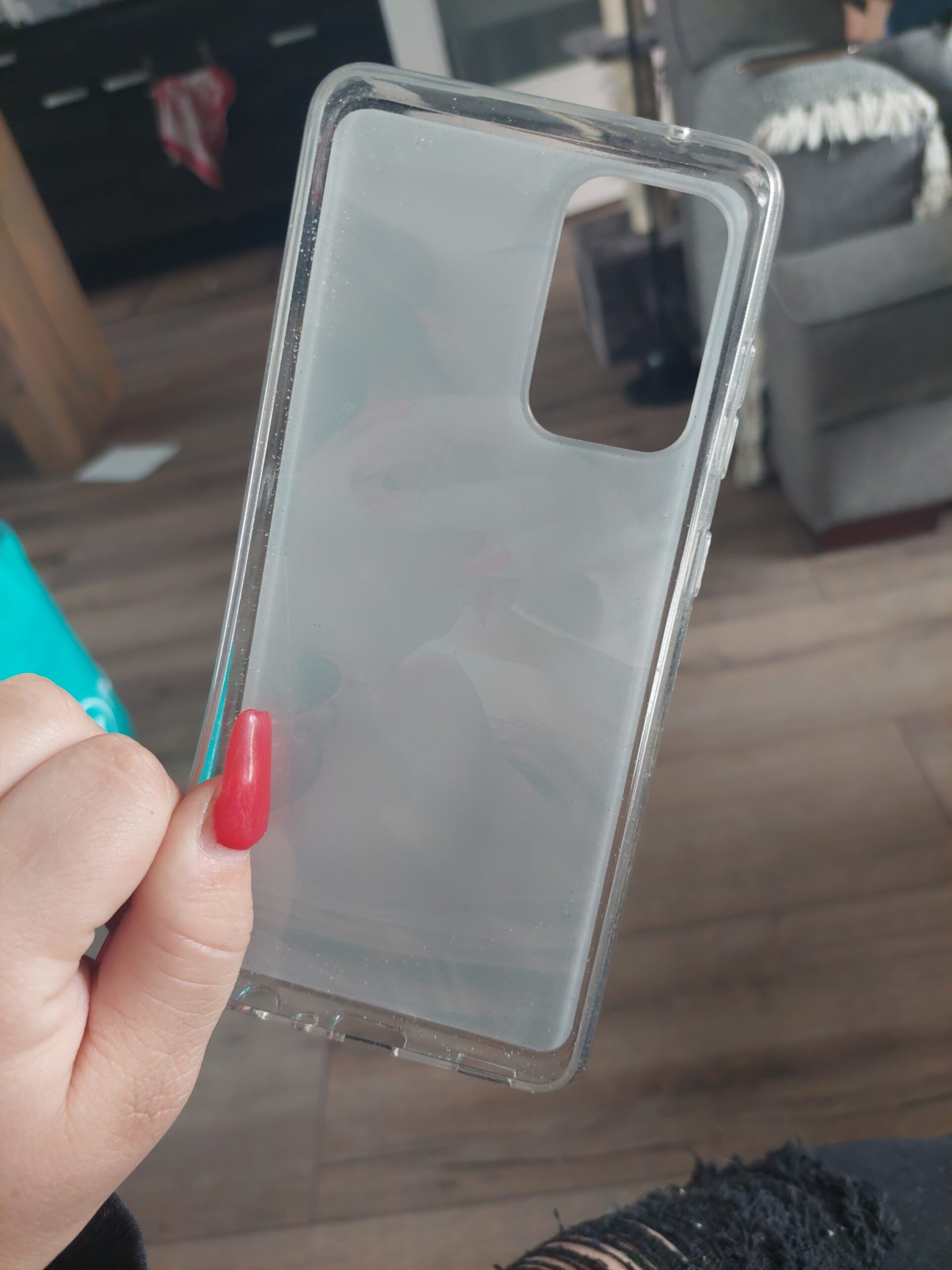 Click to view full screen Ontwerp je eigen Samsung Galaxy A52 5G hoesje - soft transparant photo review
