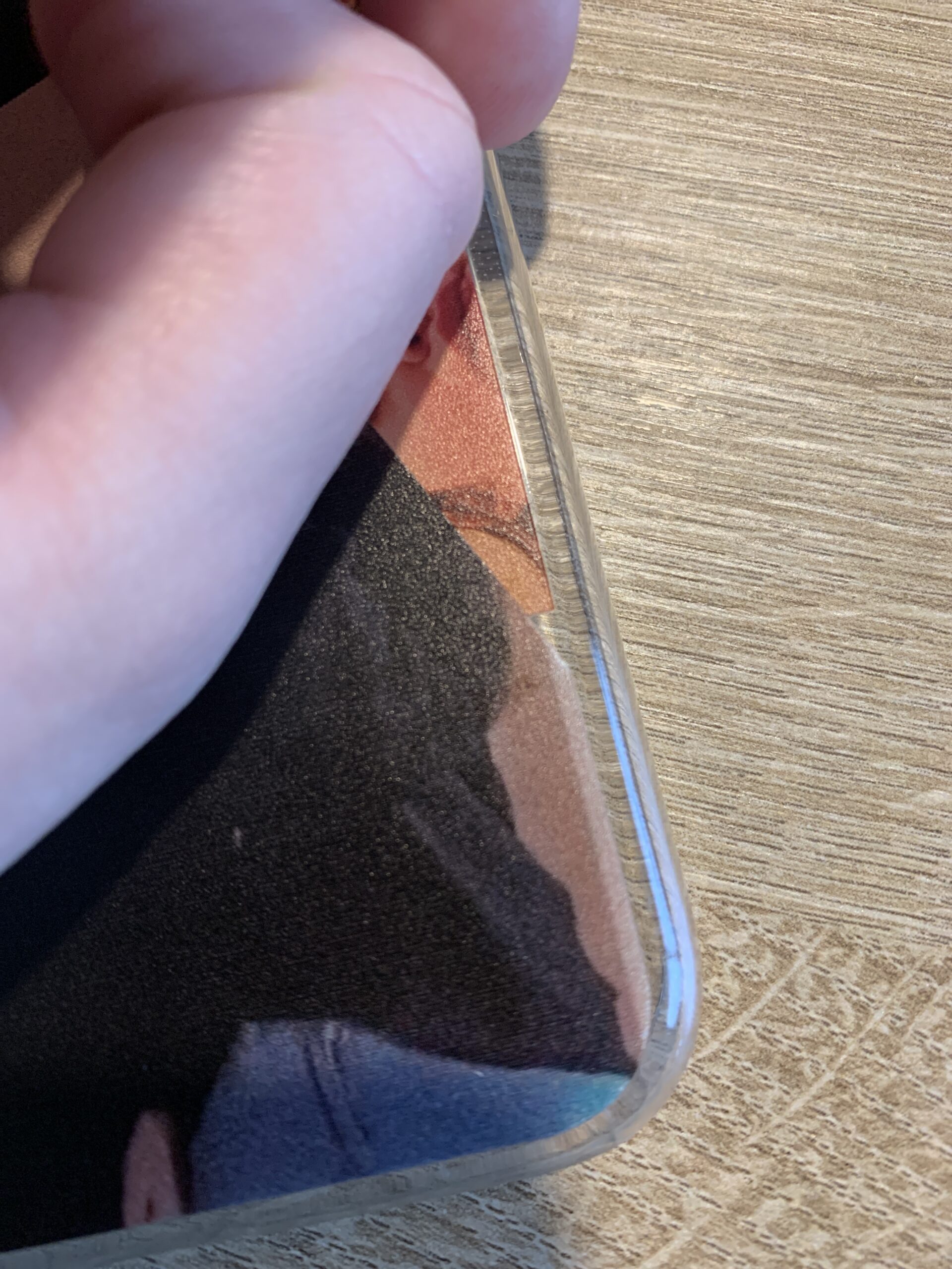 Click to view full screen Ontwerp je eigen iPhone Xr hoesje - hard transparant photo review