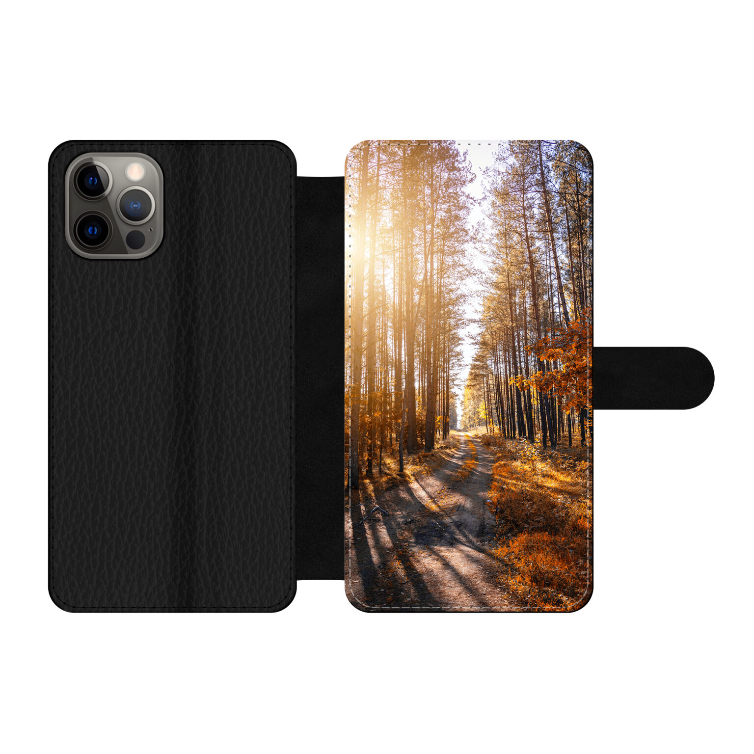 Apple iPhone 12 / iPhone 12 Pro Wallet case (front printed)