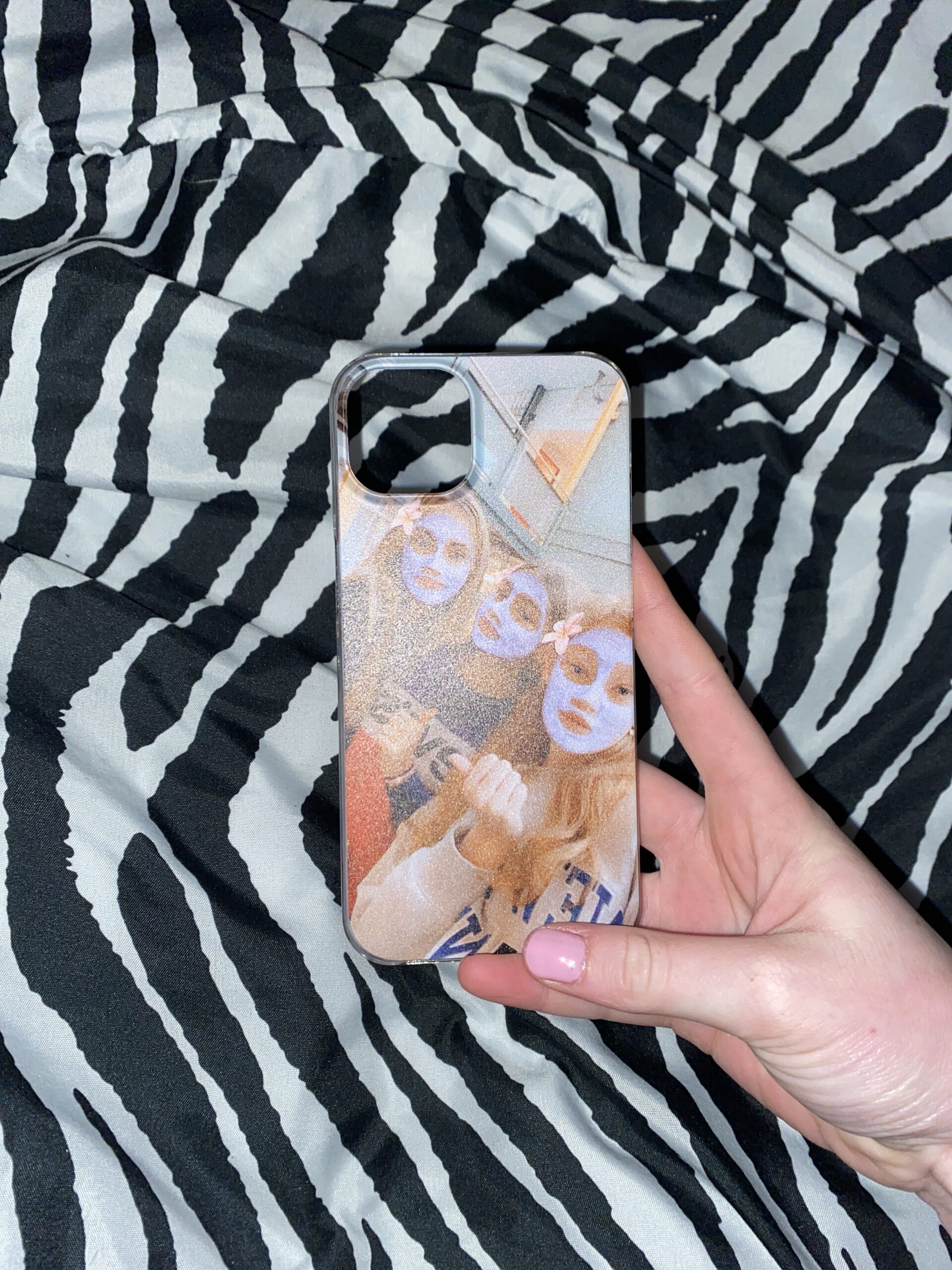 Click to view full screen Ontwerp je eigen iPhone 13 hoesje - hard transparant photo review