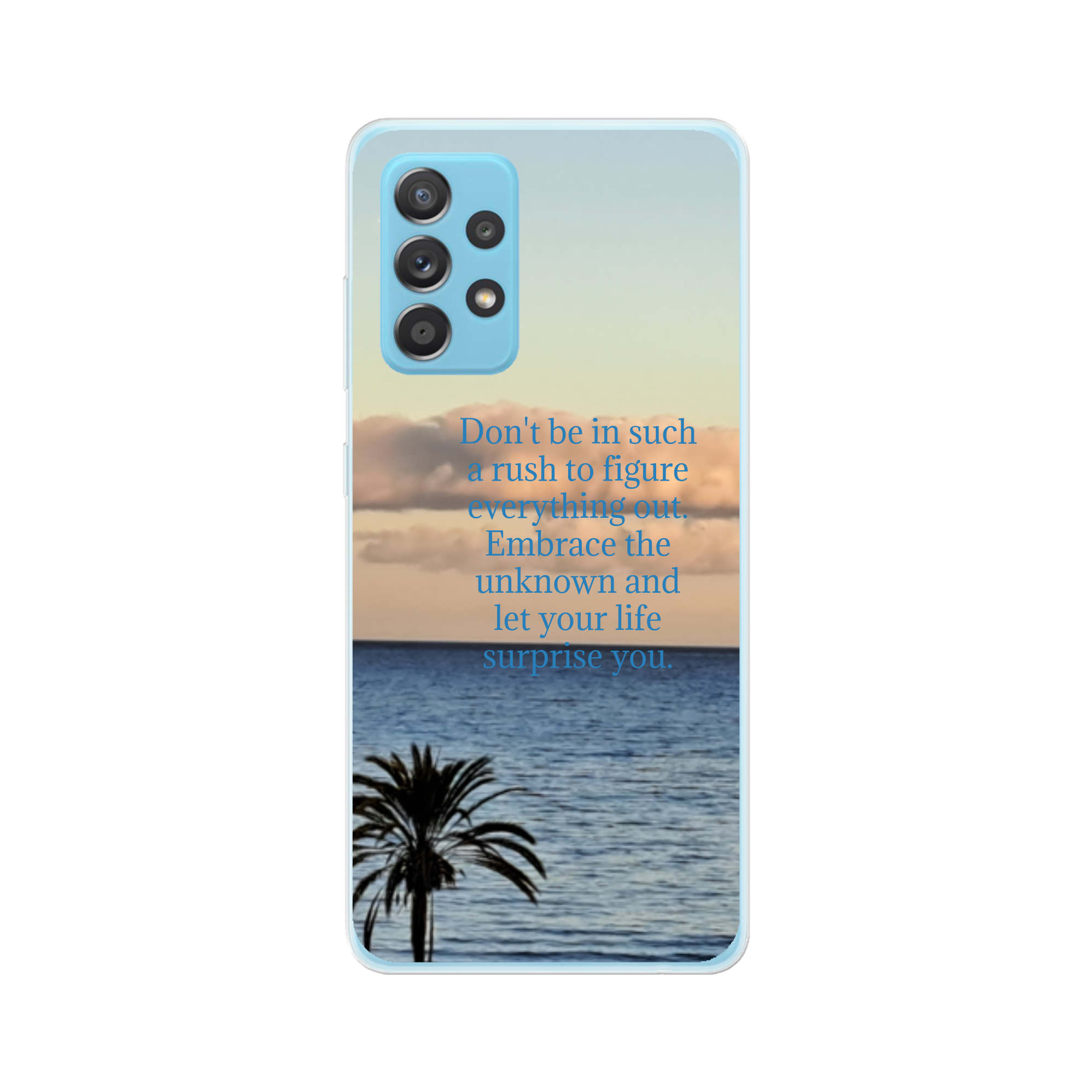 Click to view full screen Ontwerp je eigen Samsung Galaxy A53 5G hoesje - soft transparant photo review