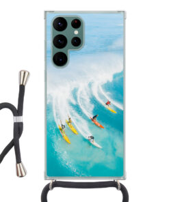 Samsung Galaxy S22 Ultra Crossbody case (back printed, transparent)