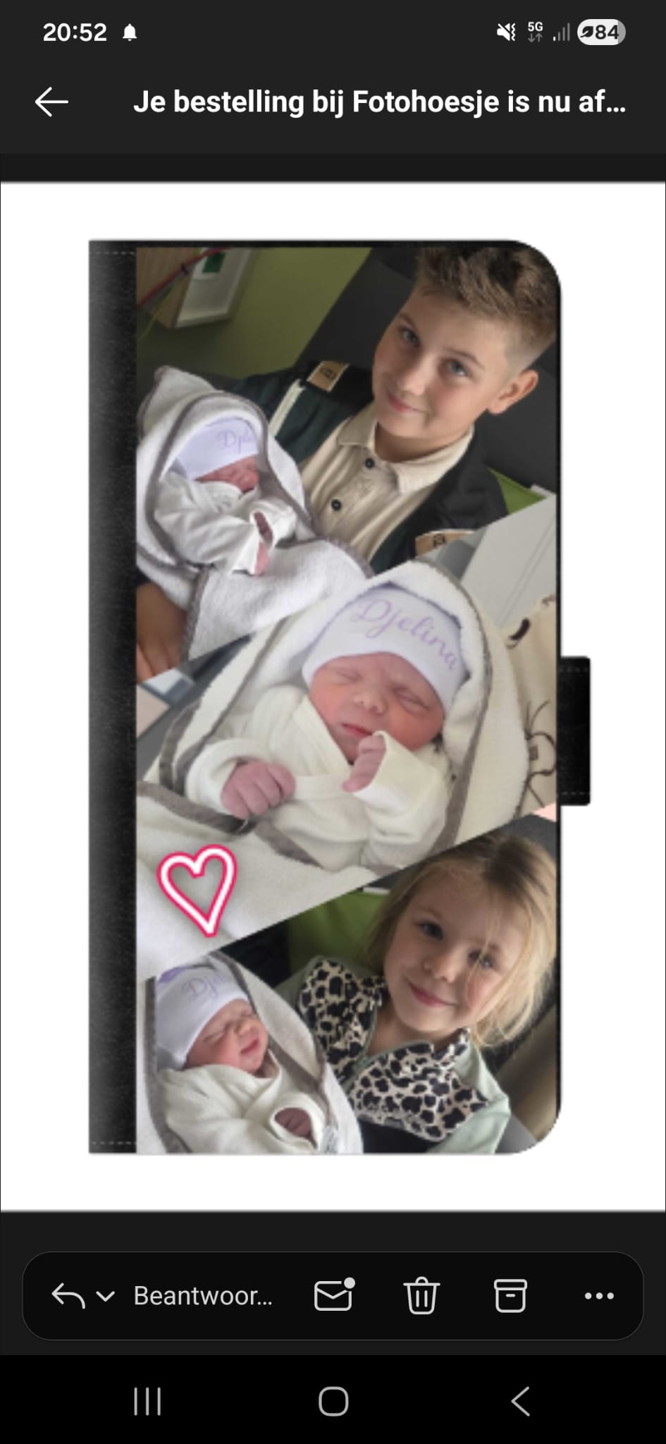 Ontwerp je eigen Samsung Galaxy S22 portemonnee hoesje - flip case photo review