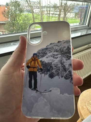 Ontwerp je eigen iPhone 16 hoesje - soft transparant photo review