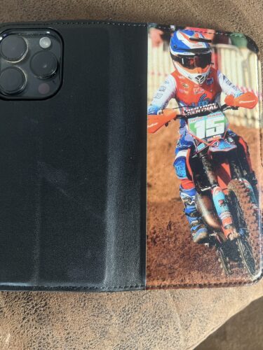 Ontwerp je eigen iPhone 15 Pro portemonnee hoesje - flip case photo review