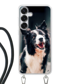 Samsung Galaxy S25 Plus Crossbody case (back printed, transparent)