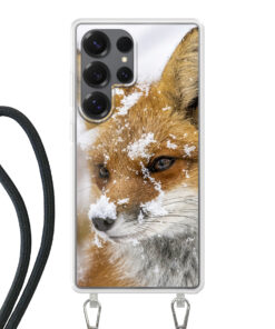 Samsung Galaxy S25 Ultra Crossbody case (back printed, transparent)