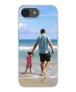 Apple iPhone 16e Soft case (back printed, transparent)