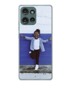Motorola Edge 50 Soft case (back printed, transparent)