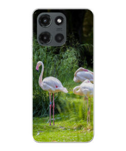 Motorola Moto G (2025) soft case (back printed, transparent)