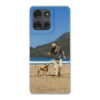Motorola Moto G75 Soft case (back printed, transparent)