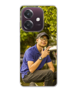 Oppo A60 5G Soft case (back printed, transparent)