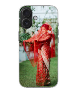 Apple iPhone 16 Hard case (back printed, transparent)