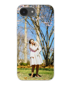 Apple iPhone 16e Hard case (back printed, transparent)