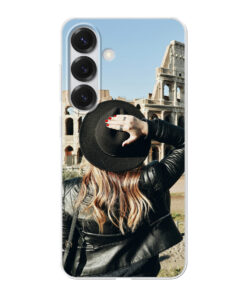 Samsung Galaxy S25 Hard case (back printed, transparent)