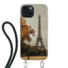 Apple iPhone 15 Crossbody case (back printed, transparent)