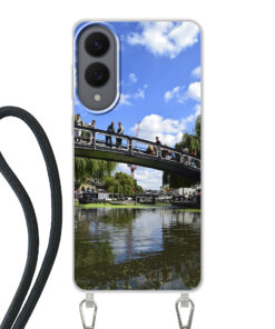 Samsung Galaxy S25 Edge Crossbody case (back printed, transparent)