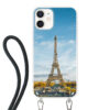 Apple iPhone 12 mini Crossbody case (back printed, transparent)