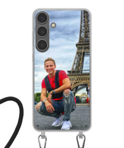 Samsung Galaxy S24 Plus Crossbody case (back printed, transparent)