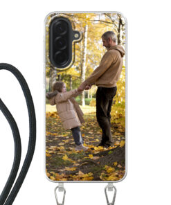 Samsung Galaxy A36 Crossbody case (back printed, transparent)