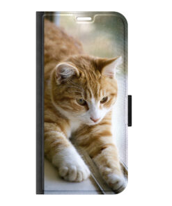 Samsung Galaxy A36 Wallet case (front printed, black)