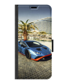 Samsung Galaxy A35 Wallet case (front printed, black)